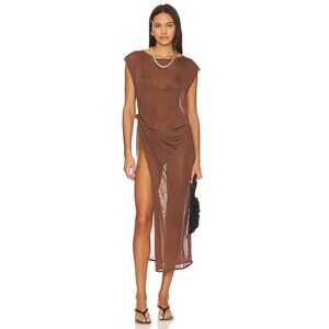Asta Resort Pevero Dress in Chocolate Brown